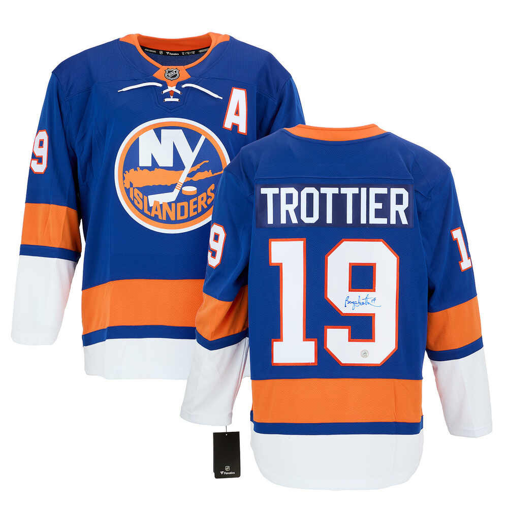Bryan Trottier Autographed New York Islanders Fanatics Breakaway Jersey