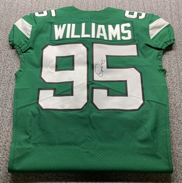 NFL - Jets Quinnen Williams Signed Authentic Jersey Size 42