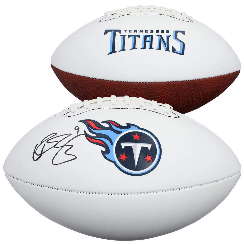 Filip Forsberg Nashville Predators Autographed Tennessee Titans White Panel Football 