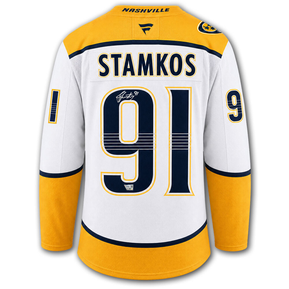 Steven Stamkos Autographed Nashville Predators Fanatics Premium Jersey