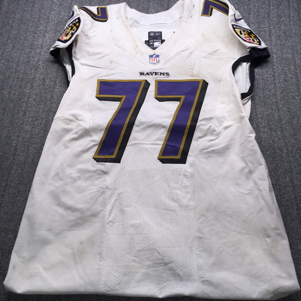 London Games - Ravens Austin Howard Game Worn Jersey (9/24/17) Size 44