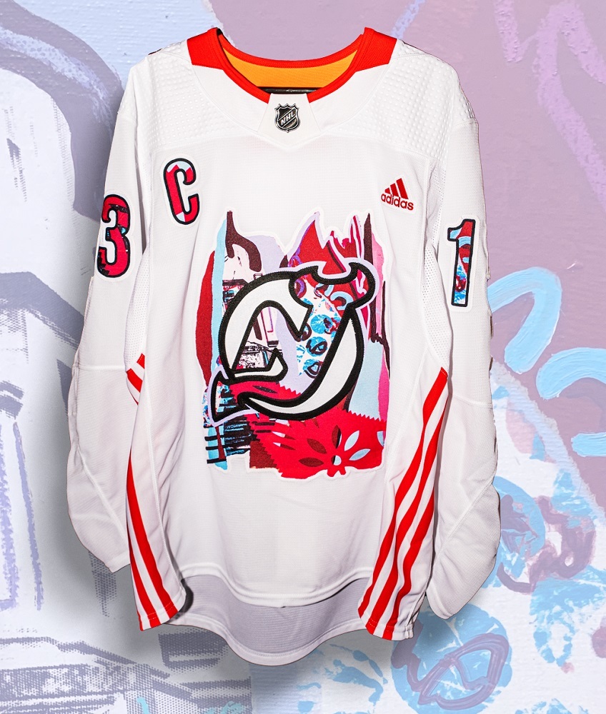 Nico Hischier #13 Autographed 2022-23 Gender Equality Warm-Up Jersey - New Jersey Devils