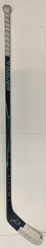#74 Jake DeBrusk Game Used Stick - Autographed - Vancouver Canucks