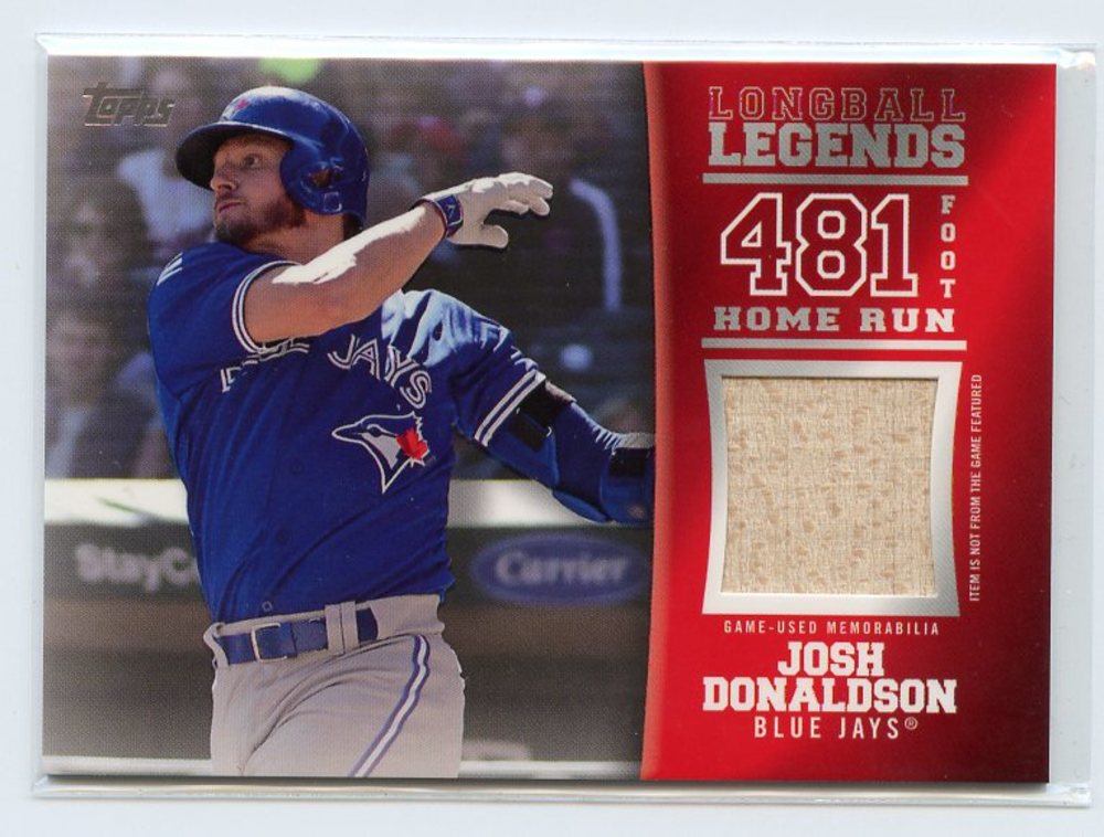 2018 Topps Longball Legends Relics #LLRJD Josh Donaldson 035/100