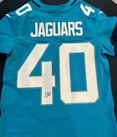 Travis Hunter Signed Jaguars Draft Jersey - first team jersey signed aft...