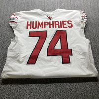 Cardinals - DJ Humphries Game Worn Jersey 2023 Season Size 48 With Capta...