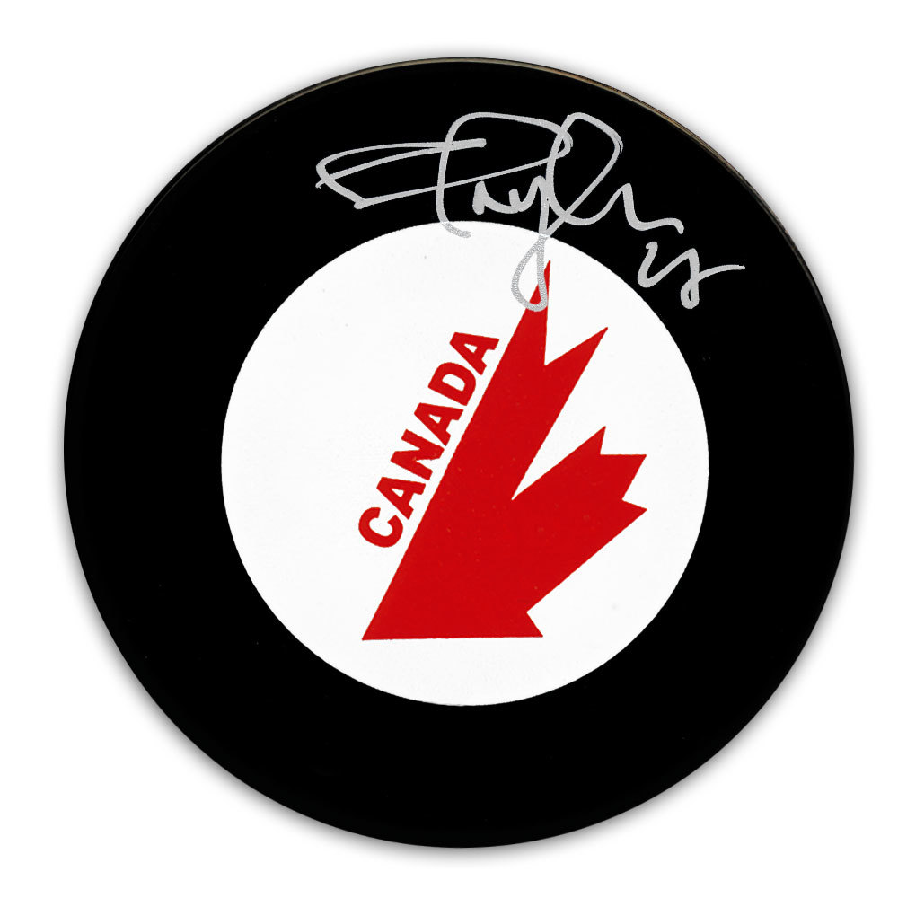 Shayne Corson Canada Cup Autographed Team Canada Puck