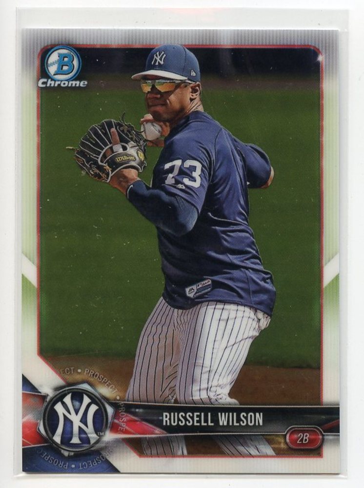 2018 Bowman Chrome Prospects #BCP151 Russell Wilson