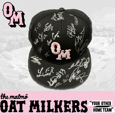Salem Red Sox Team Signed - 2025 Malmo Oat Milkers Hat (9/5/25)