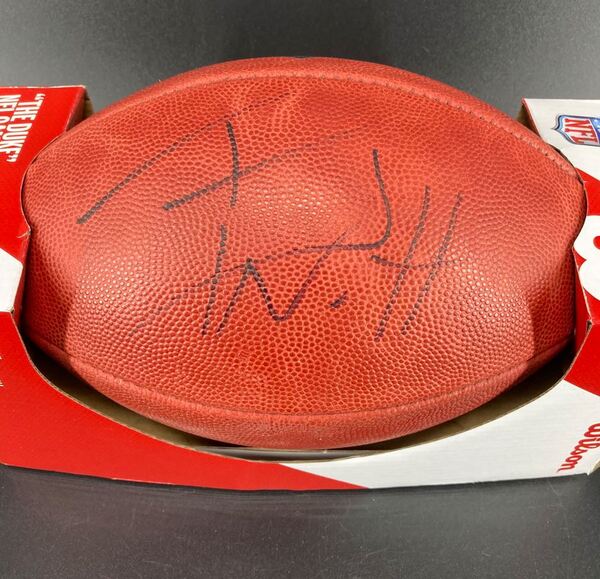 NFL - Steelers TJ Watt Signed Authentic Football