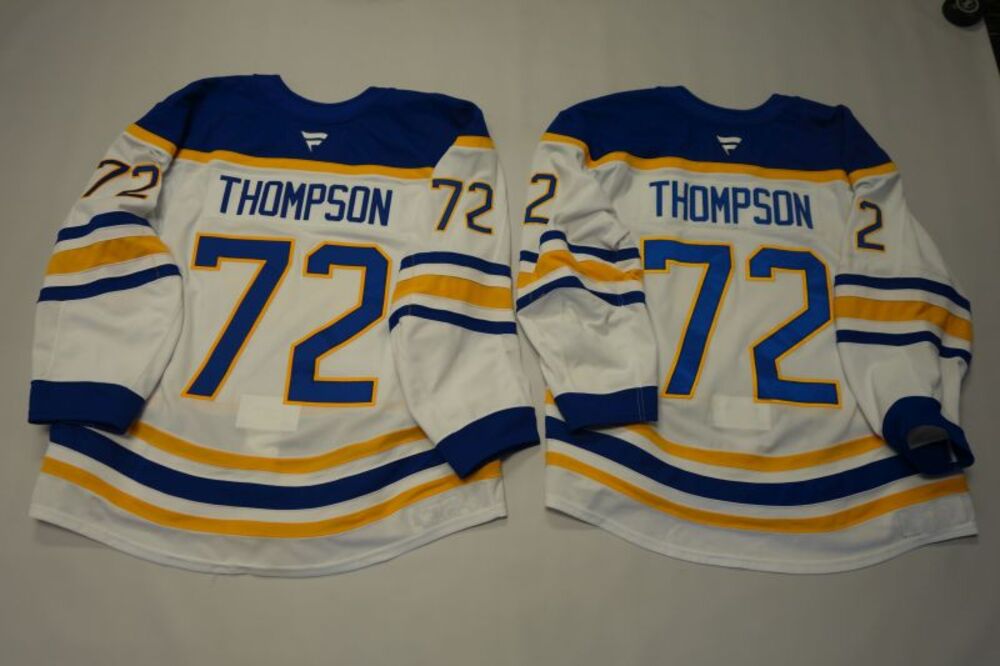 Tage Thompson 2025-26 Buffalo Sabres Set 3 Away Jerseys