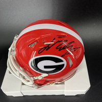 Red Cross - Georgia Ladd McConkey Signed Mini Helmet