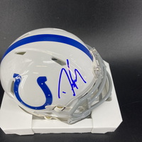 HOF - Colts Dwight Freeney Signed Mini Helmet
