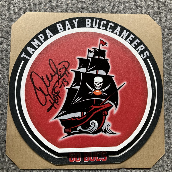 HOF - Buccaneers Warren Sapp Signed Small Hex Head