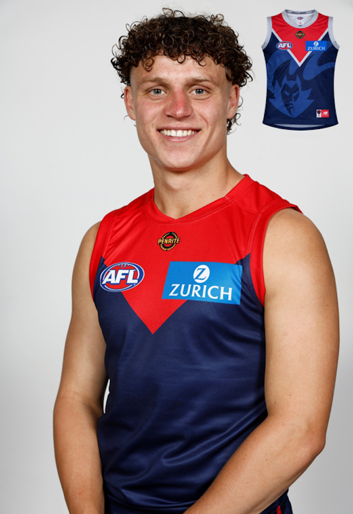 Melbourne Demons Gather Round Guernsey - Koltyn Tholstrup #12
