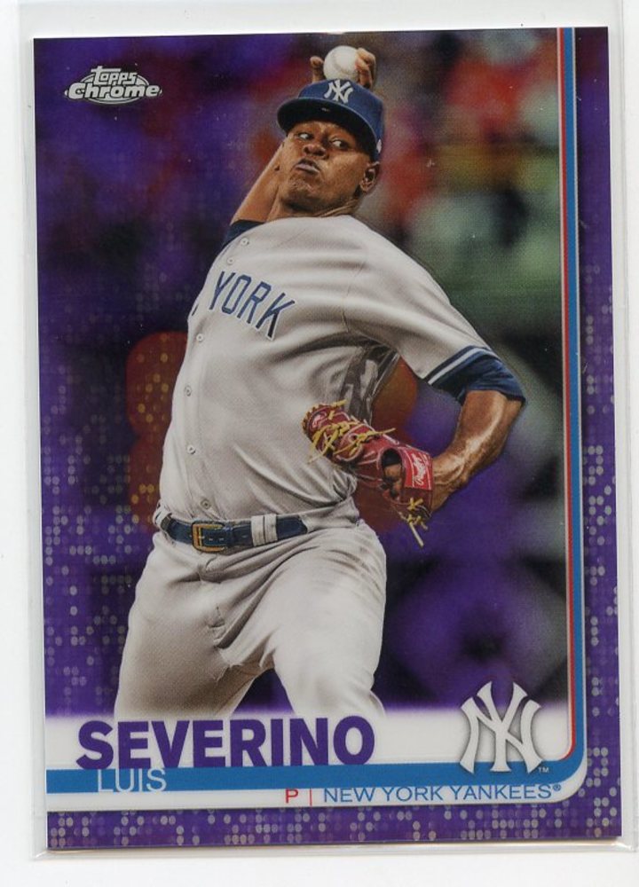 2019 Topps Chrome Purple Refractors #98 Luis Severino