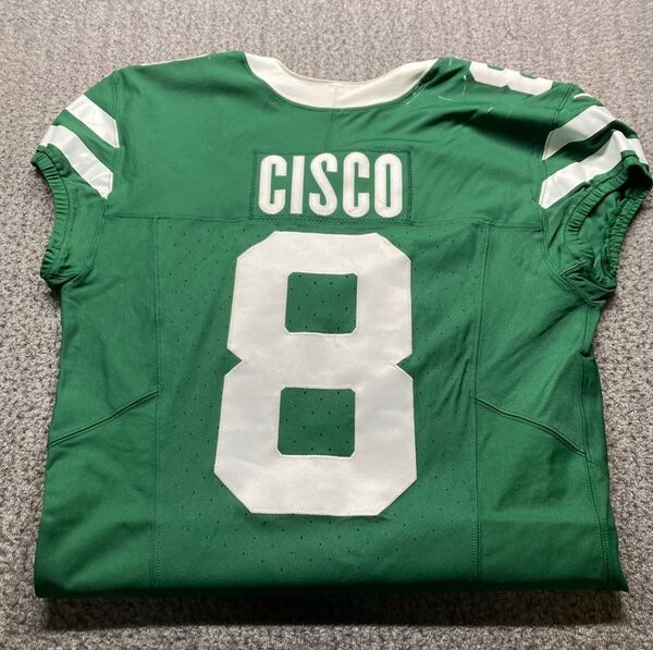London Games - Jets Andre Cisco Game Worn Jersey (10/12/2025) Size 40 Wi...