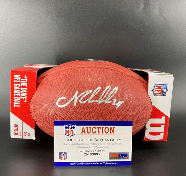 NFL - Texans Nick Chubb Signed Authentic Football