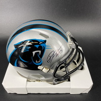 NFL - Panthers Derrick Brown Signed Mini Helmet