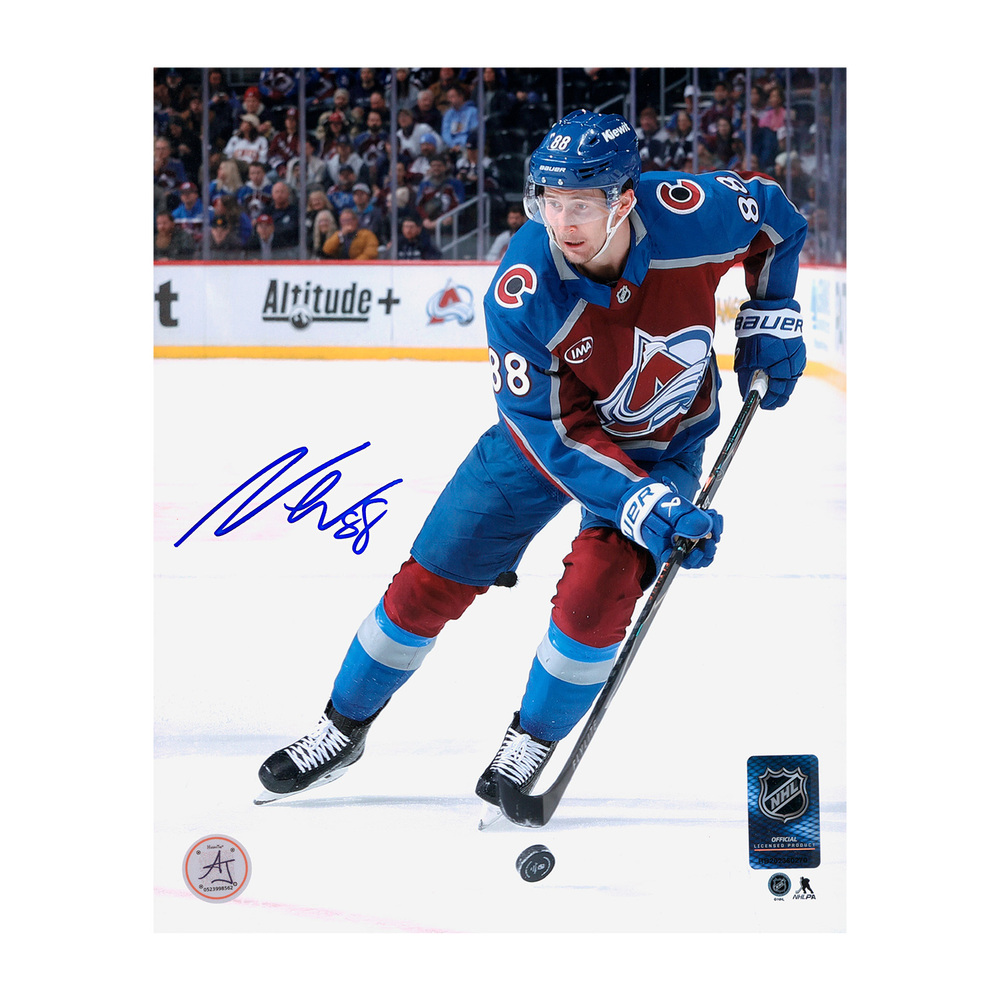 Martin Necas Autographed Colorado Avalanche Attack Zone 8x10 Photo