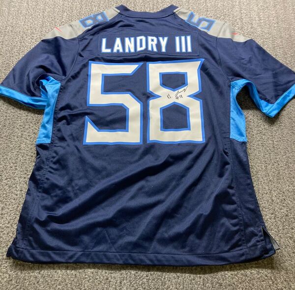 Titans - Harold Landry Signed Replica Jersey Size Large (Not Authenticated)