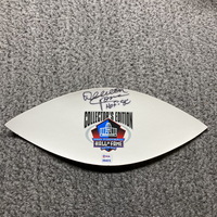 HOF - Rams Deacon Jones Signed White Panel with HOF Logo