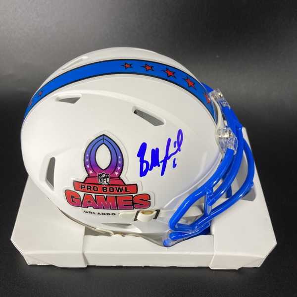 NFL - Buccaneers Baker Mayfield Signed Mini Helmet with NFL Foundation Logo
