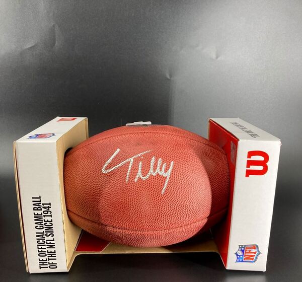 NFL - Browns Cedric Tillman Signed Authentic Football