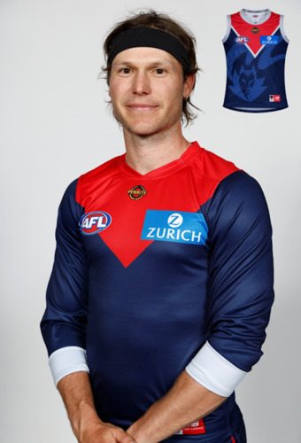 Photo of Melbourne Demons Gather Round Guernsey - Ed Langdon #15