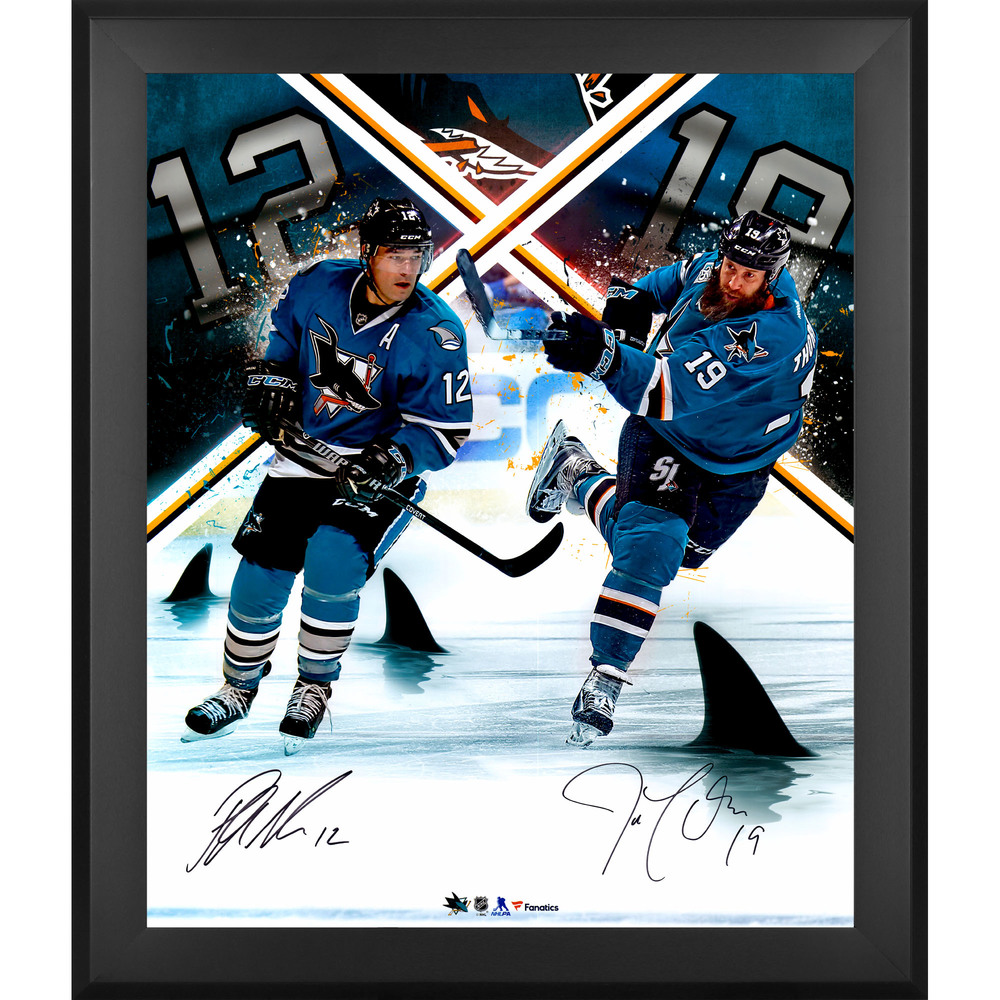 Patrick Marleau & Joe Thornton San Jose Sharks Framed Autographed 20