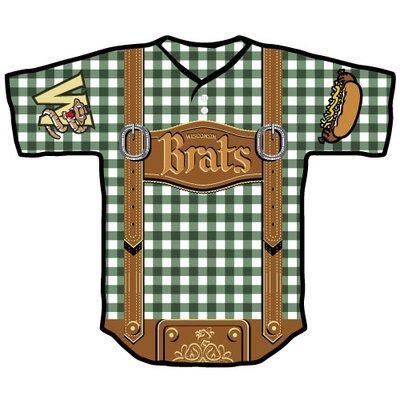 Nate Peterson #20 Brats Jersey