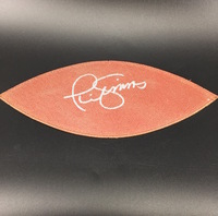 Red Cross - Giants Phil Simms Signed Panel