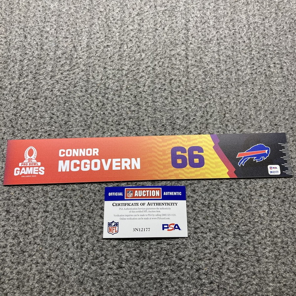 NFL - Bills Connor McGovern 2024 Pro Bowl Games Nameplate 1 of 1