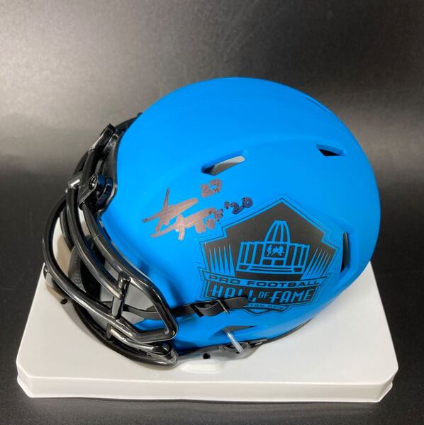 HOF - Broncos Steve Atwater Signed Rave HOF Mini Helmet