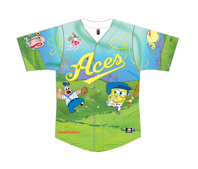 Jacob Webb #33 Size 48 Spongebob Game Worn Jersey