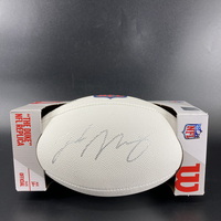 NFL - 49ers Jake Moody Signed White Composite Football