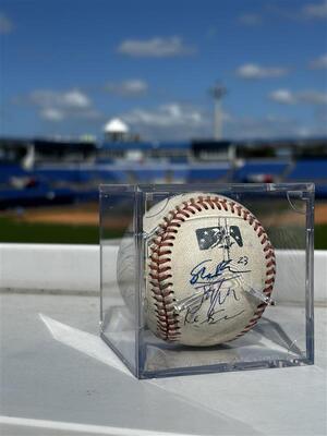 Lake County Captains Team Autographed Baseball
