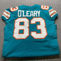 NFL - Dolphins Nick O'Leary Game Worn Jersey Unknown Season Size 44