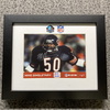 HOF - Bears Mike Singletary NFL Auction Exclusive Signed 5x7 Framed Photo Individually Numbered 5 of 5
