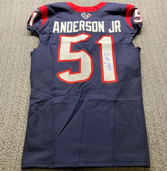 NFL - Texans Will Anderson Signed Authentic Jersey Size 42