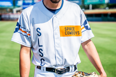 #73 Luis Contreras - Space Cowboys Military Game Worn and Autographed Jersey