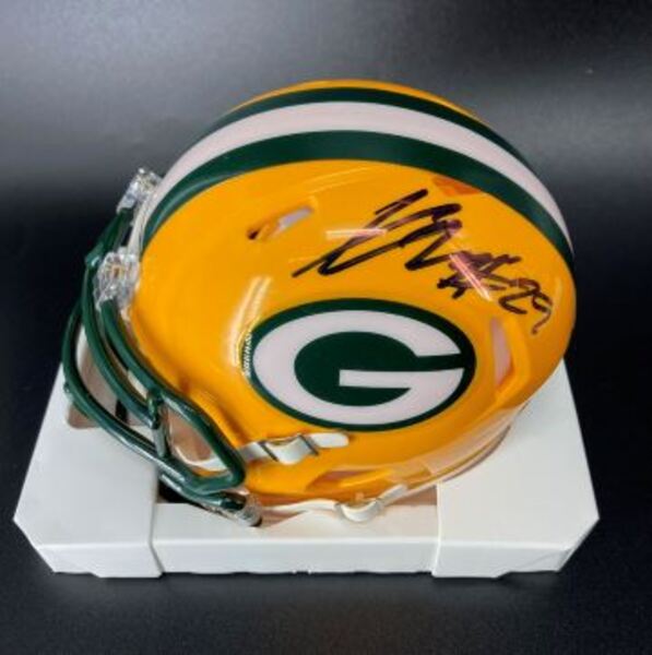 NFL - Packers Xavier McKinney Signed Mini Helmet