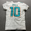 STS - Dolphins Tyreek Hill Game Worn Jersey (10/10/23) Size 38 With Captains Patch