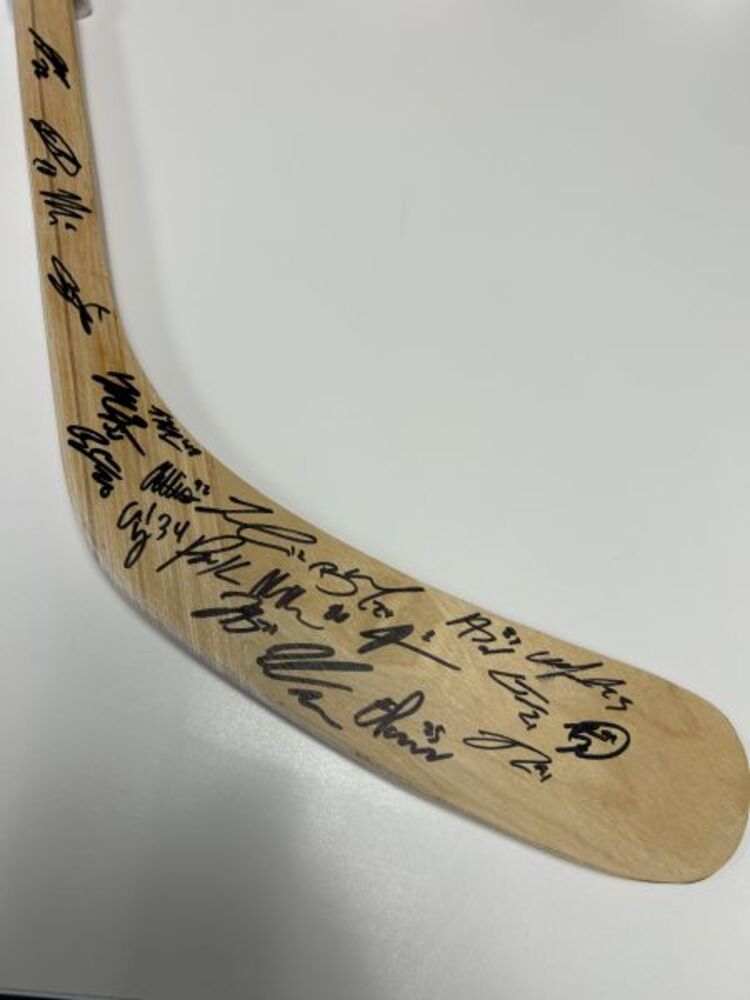 2025-26 Buffalo Sabres Team Signed Stick