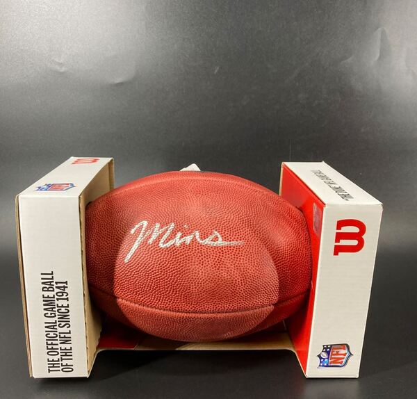 NFL - Broncos Marvin Mims Signed Authentic Football