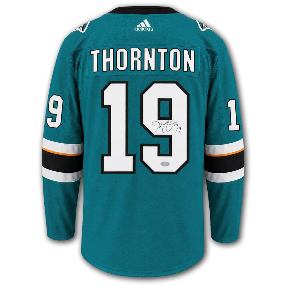 Joe Thornton Autographed San Jose Sharks Adidas Pro Jersey