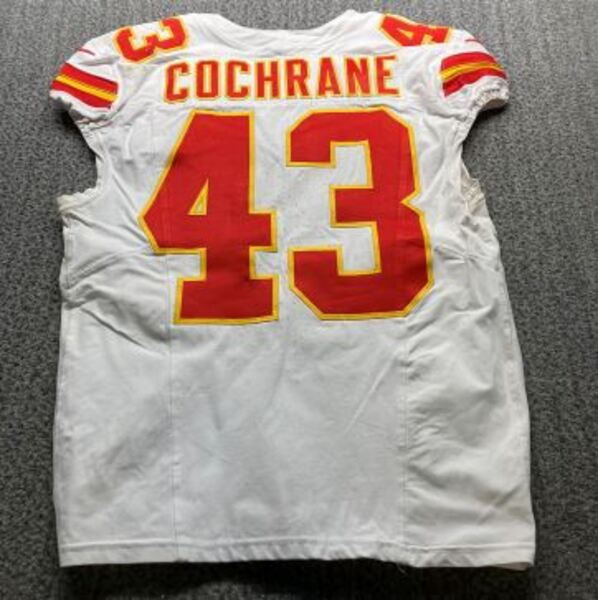 Sao Paulo Game - Chiefs Jack Cochrane Game Worn Jersey (9/05/2025) Size ...