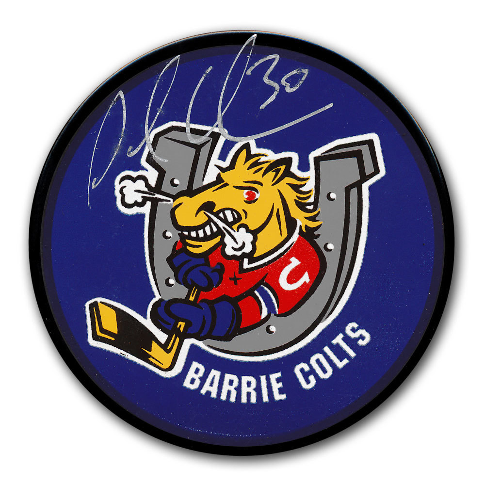 Paulo Colaiacovo Barrie Colts Autographed Puck