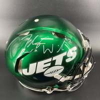 Jets - Zach Wilson Signed Authentic Speed Helmet