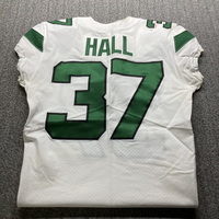 Crucial Catch - Jets Bryce Hall Game Worn Jersey (10/24/21) Size 40